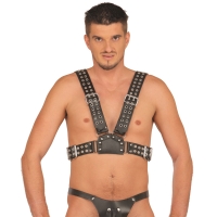 ledapol 5514 sm leather chest harness - gay harness